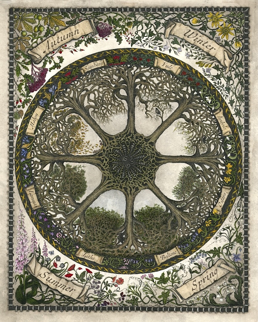 Wheel of the Year by Cheri Hunston 100 copy