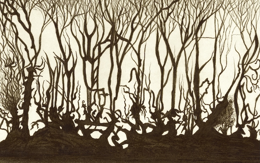 tableaux hedge by Cheri Hunston
